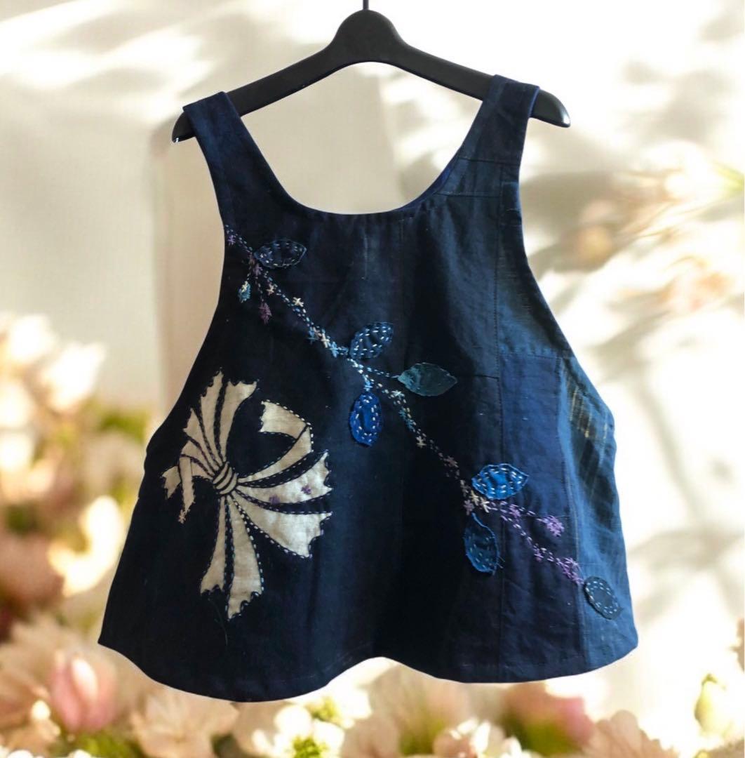 藍染古布ベスト