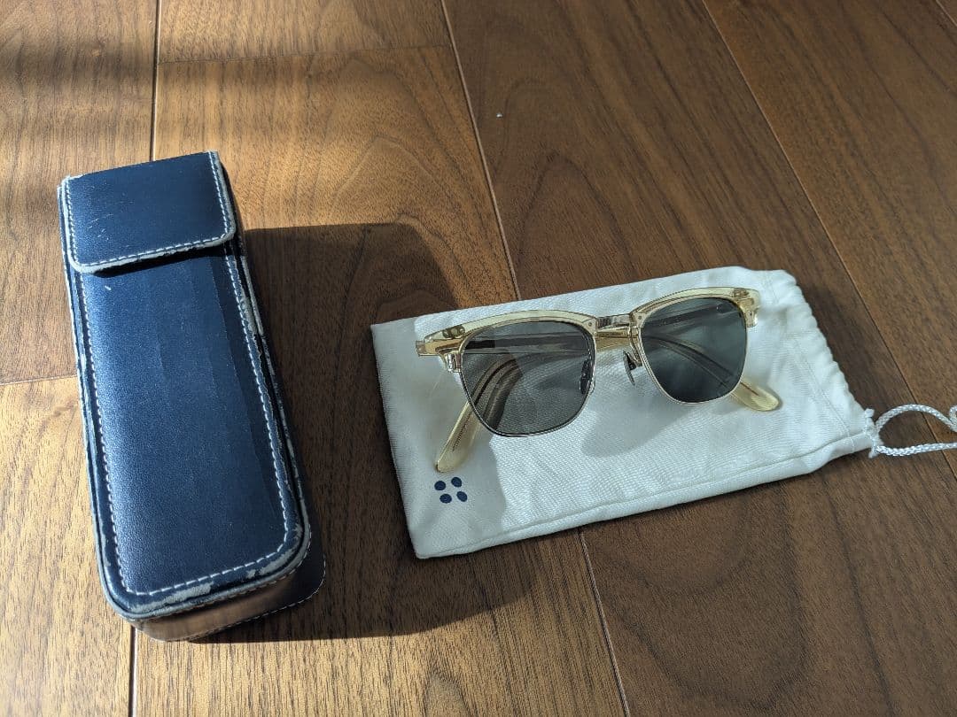 【正規・美品】YELLOWS PLUS 跳ね上げサングラス JOHN C445