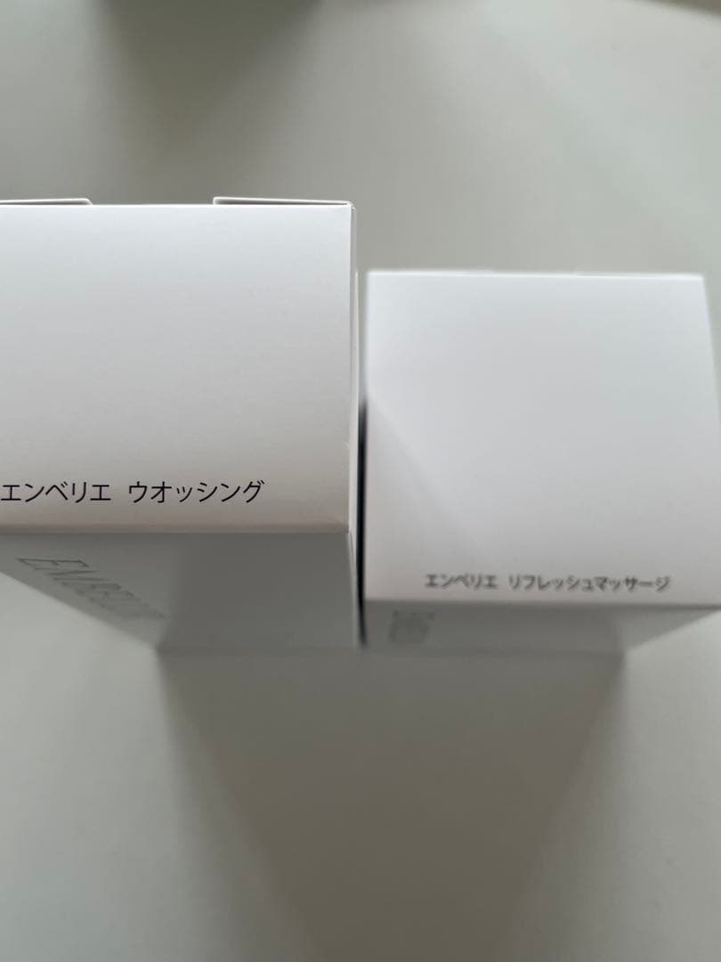 メナードエンベリエ リフレッシュマッサージ、ウォッシング