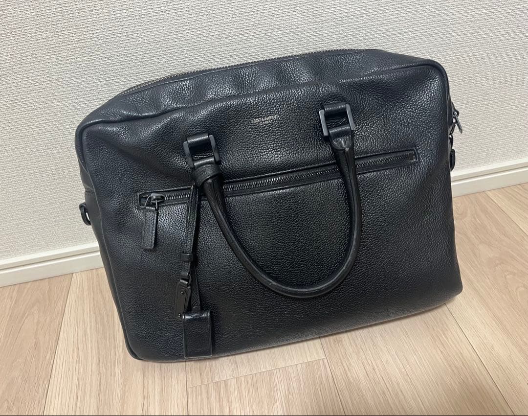 【KK様】SAINT LAURENT ブラックレザー ブリーフケース