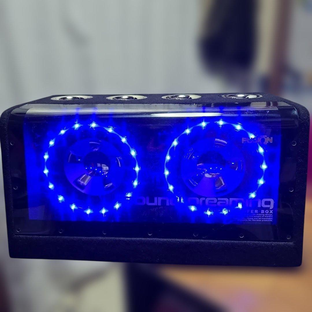 FUSION ウーファーBOX リングネオン 配線一式 フルセット