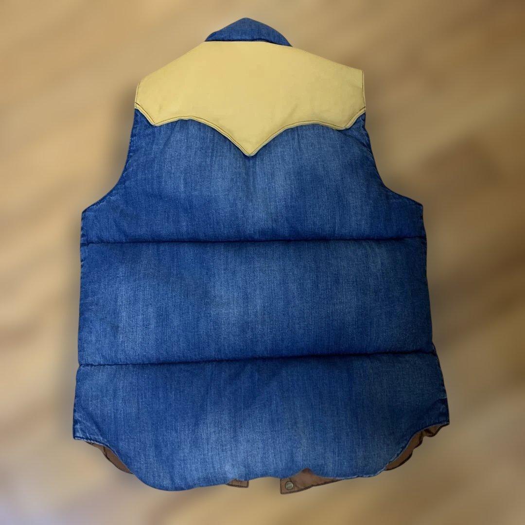 ロッキーマウンテン ダウンベスト 40 デニム