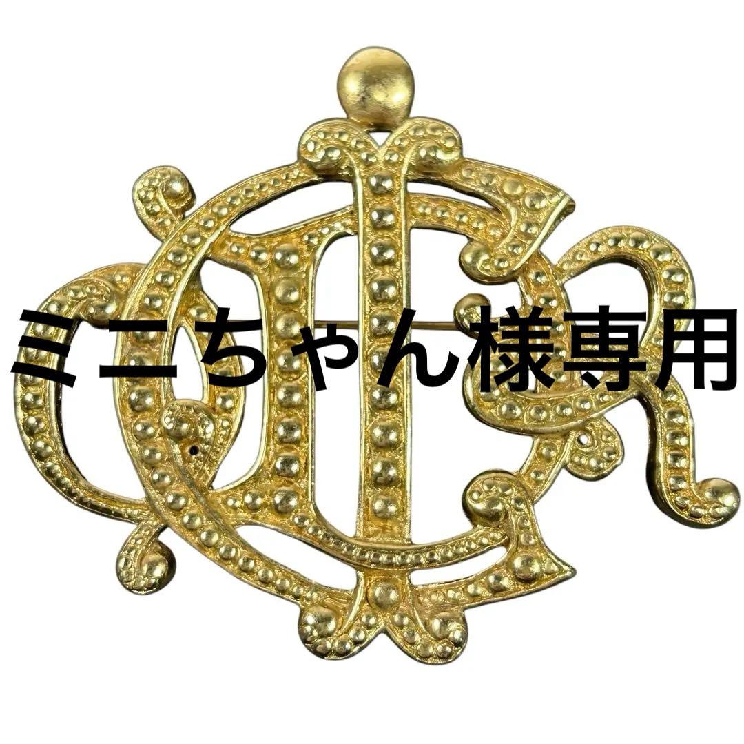 【ミニちゃん】ディオール　ブローチ　エンブレム