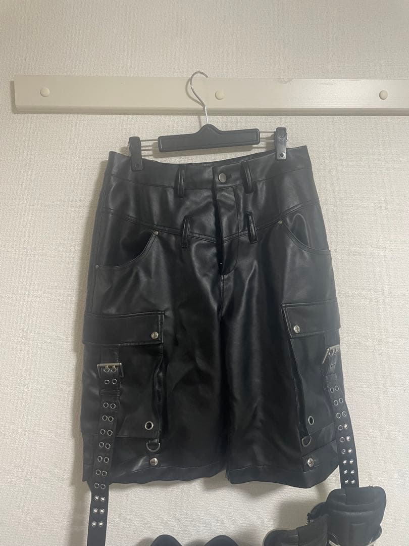 【Rosen Kreuz】LEATHER SHORT PANTS サイズ2