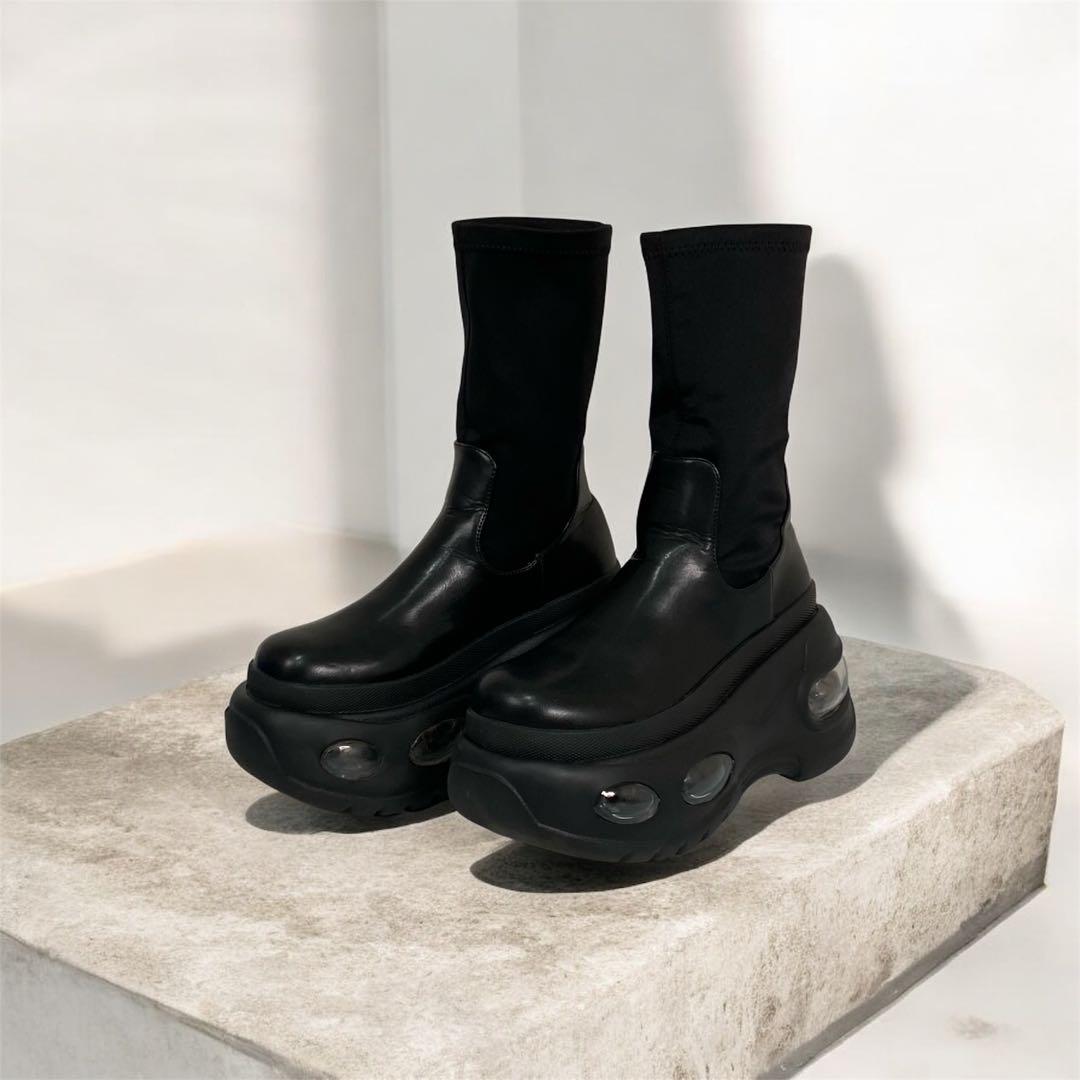 SLY 厚底 ブーツ AIR VOL SOLE FIT SHORT BOOTS