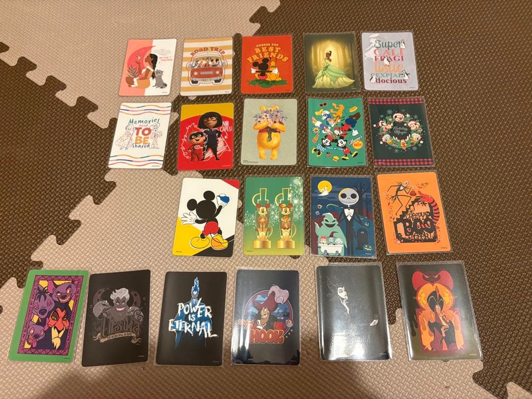 ディズニーストアじゃんけんカード5枚から