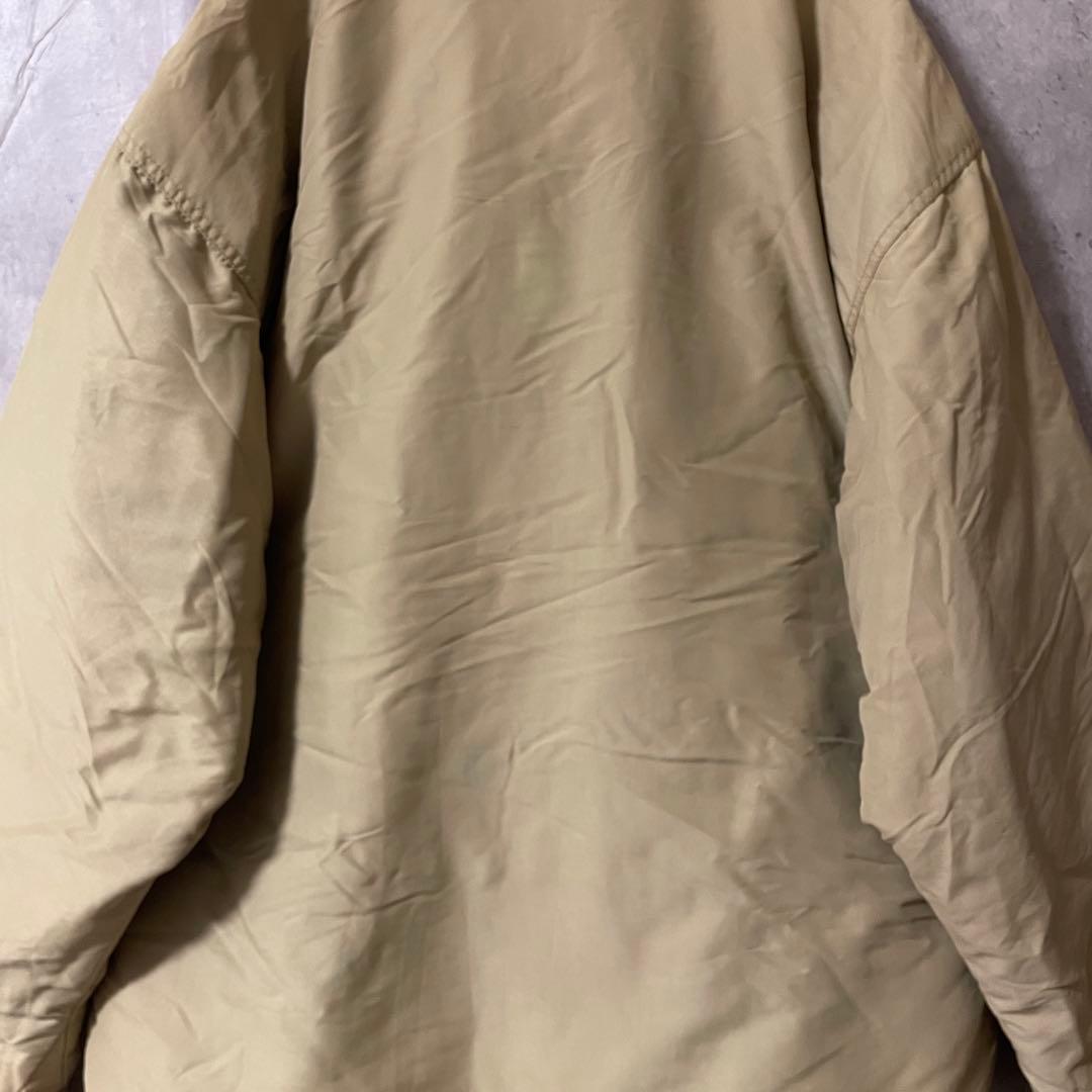 Burtonバートンスキーウェアスノーボードジャケットブルゾンベージュ刺繍ロゴ