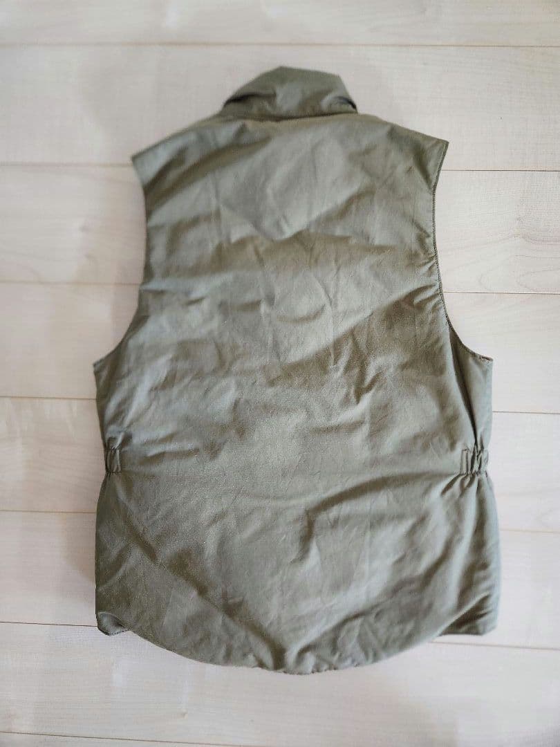 USA製 ウールリッチ ダウンベスト ロクヨンクロス ベージュ