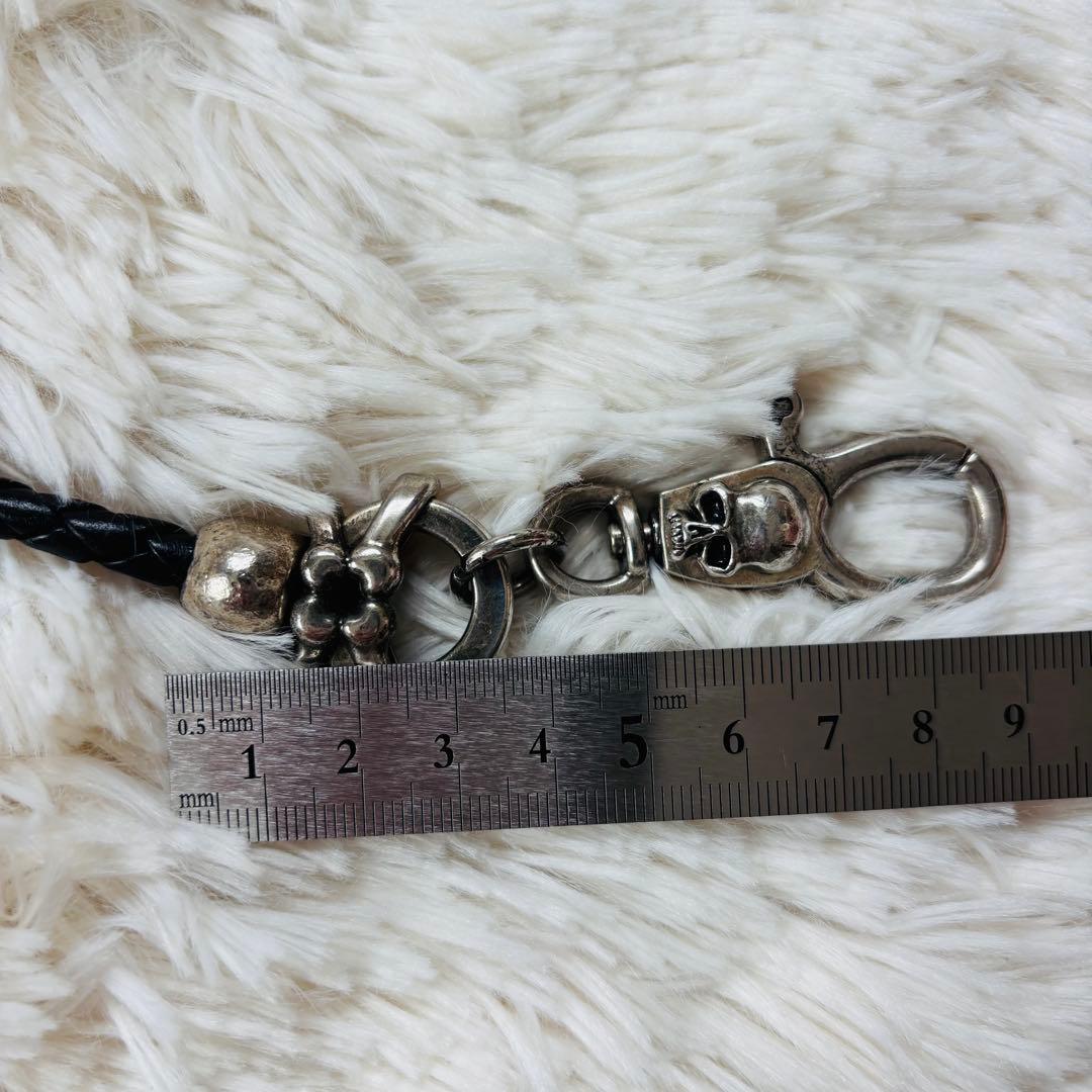 ROEN ヴィンテージ　ウォレットコード　ウォレットチェーン　財布小物　スカル