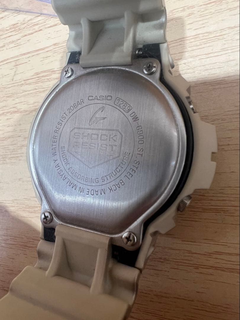 CASIO G-SHOCK DW-6900 メタリックシルバー 1289