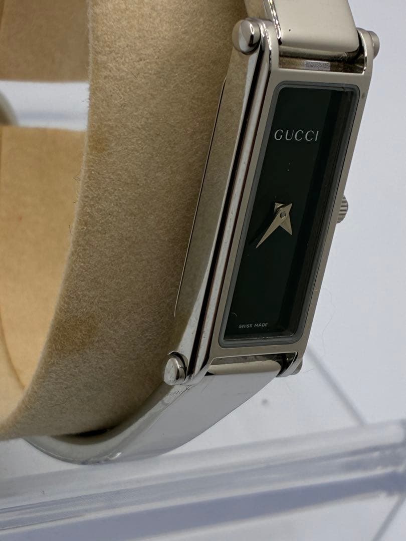GUCCI グッチ 1500L 美品 レディース 時計 シルバー 稼働
