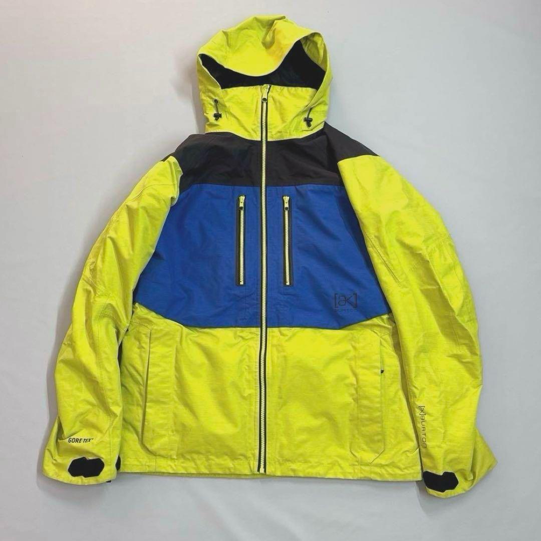 バートンak ゴアテックス　M イエロー　ブルー　スノボジャケット　ウェア