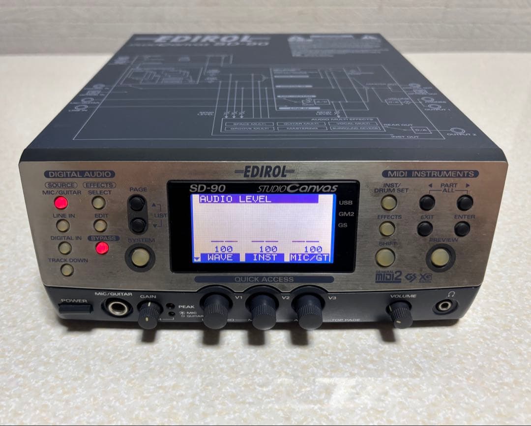 DTM・DAW Roland EDIROL STUDIO Canvas SD-90