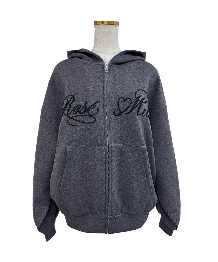 Rosé Muse logo 3d embroidey hoodie