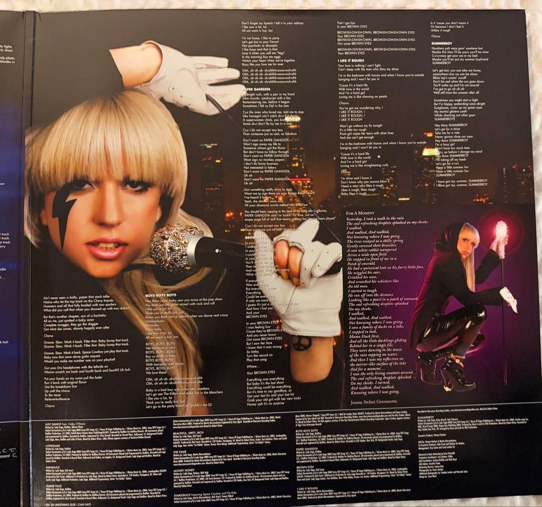 【美品】Lady Gaga「The Fame」LP レコード 輸入盤