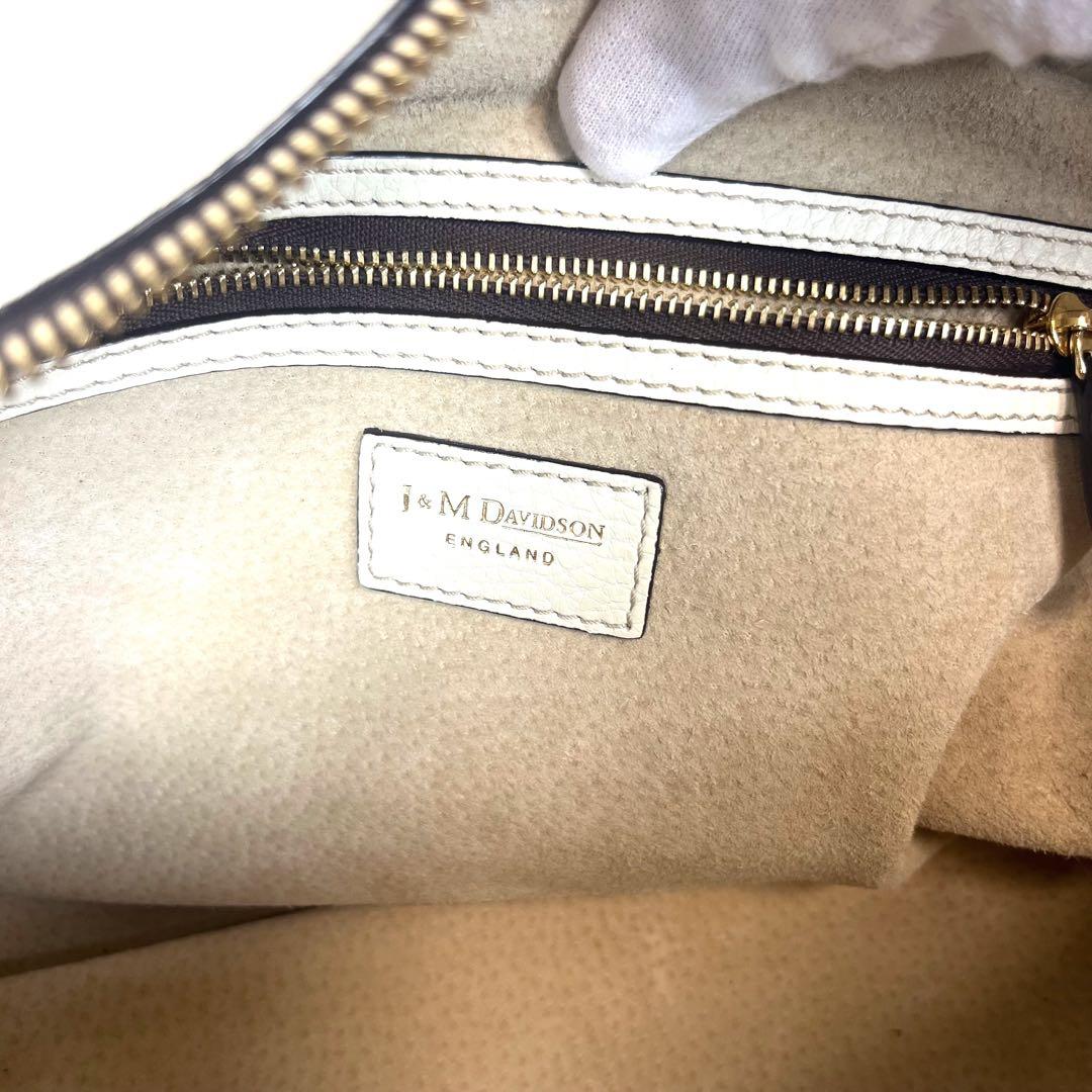 【値下げ交渉歓迎】J&M DAVIDSON MINI MIA ハンドバッグシボ革