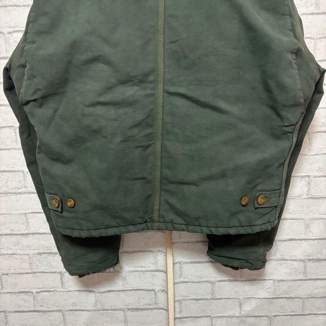 【まさを。】カーハート トラディショナルジャケット モスグリーン 後染 M