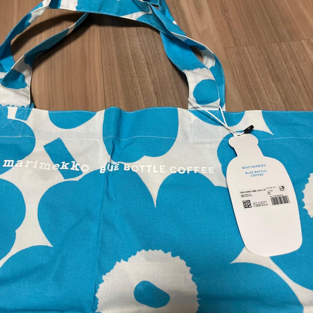 未使用品　マリメッコとブルーボトルのコラボトート