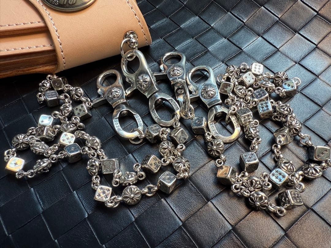 【Dice × Flower ウォレットチェーン】 重厚で存在感QBSZSZ