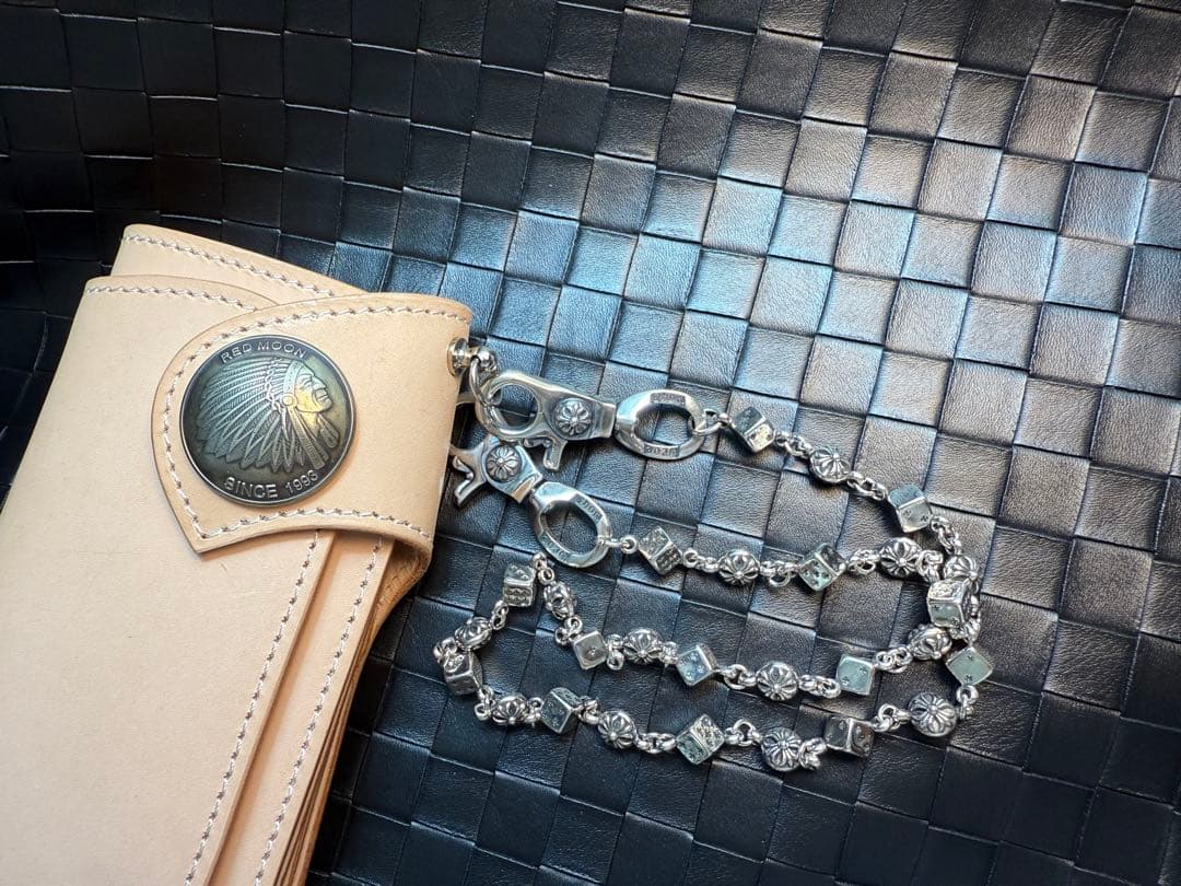 【Dice × Flower ウォレットチェーン】 重厚で存在感QBSZSZ