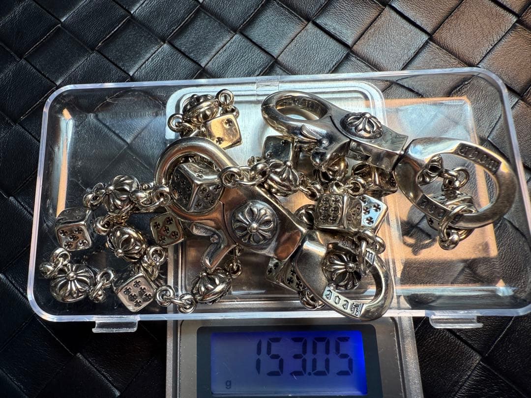 【Dice × Flower ウォレットチェーン】 重厚で存在感QBSZSZ