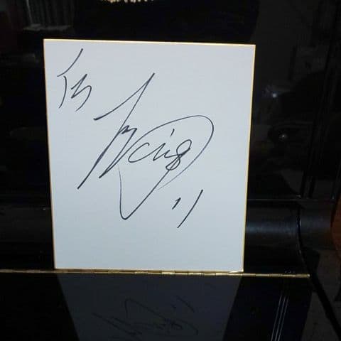 大谷翔平選手 日本ハムファイターズ サイン色紙