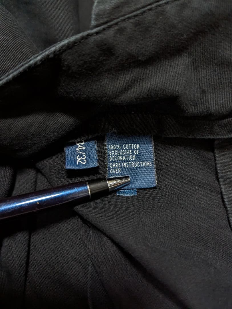 ポロバイラルフローレン　チノパン　ポロチノ　ブラック　ETHAN PANT
