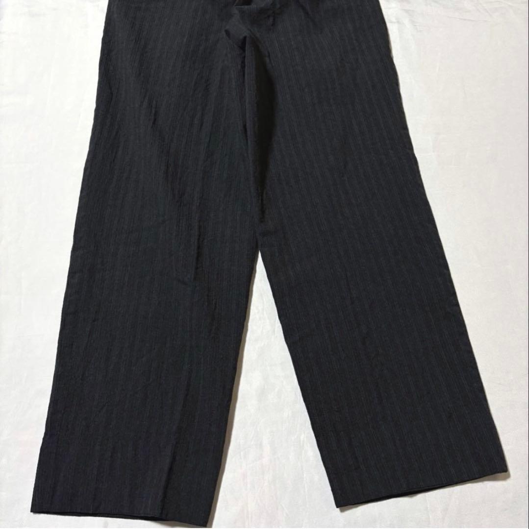コムデギャルソンオム　田中オム　90s スラックス　ブラック　ストライプ　S