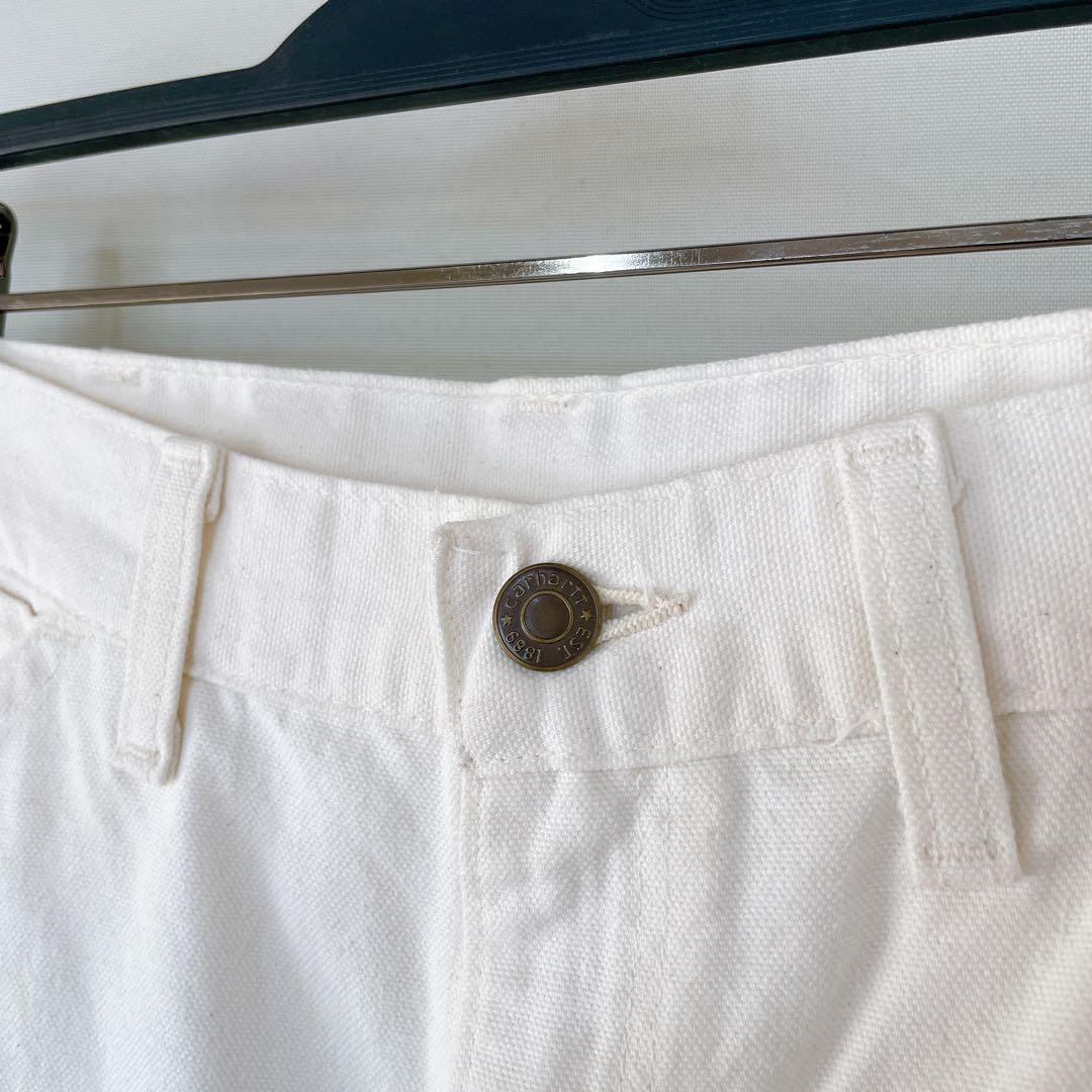 カーハート ペインターパンツ USA製 90s オフホワイト 美品 希少サイズ