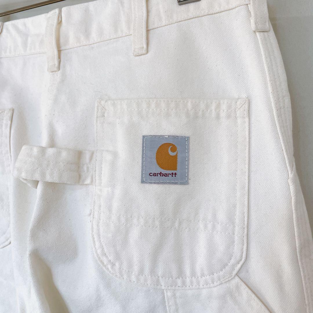 カーハート ペインターパンツ USA製 90s オフホワイト 美品 希少サイズ