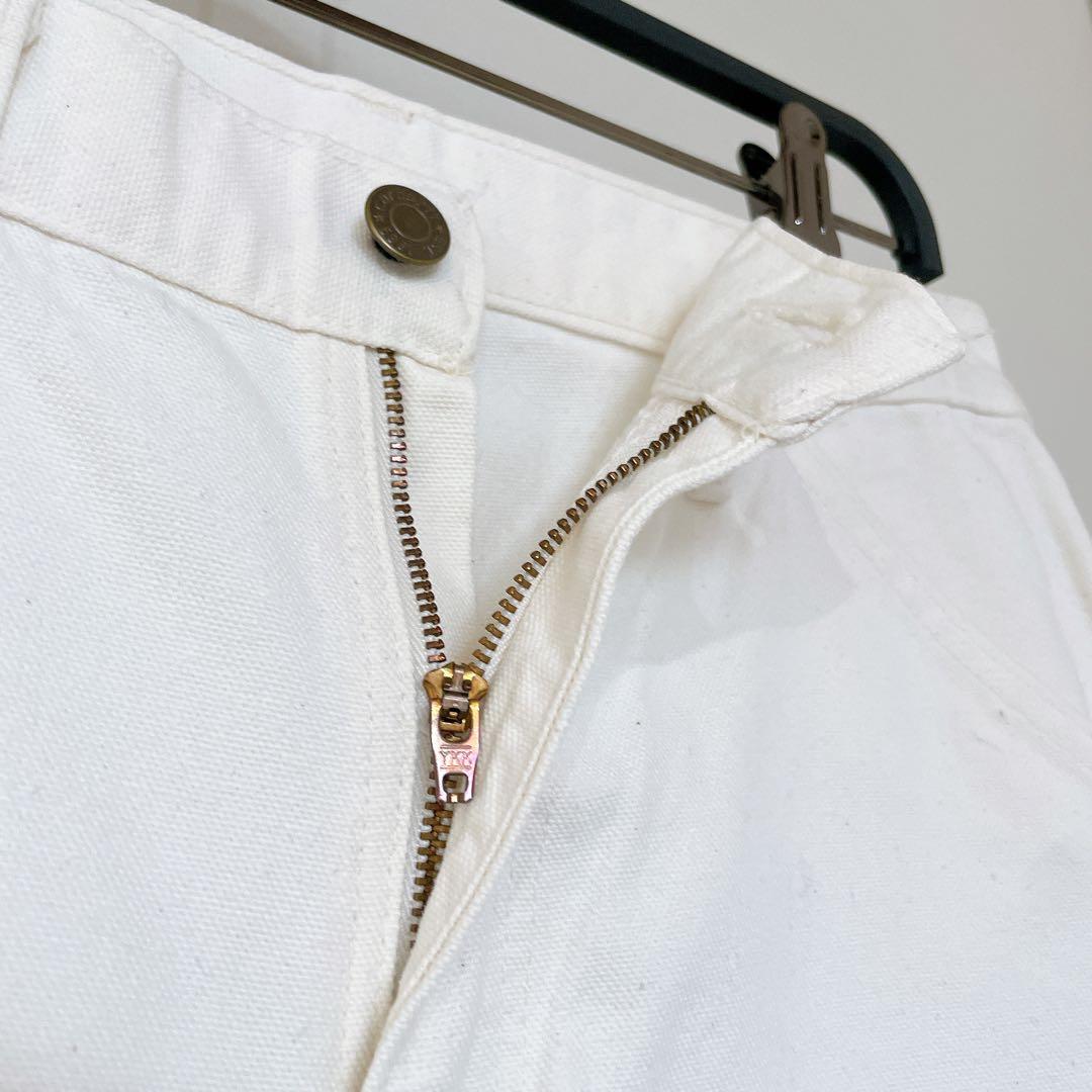 カーハート ペインターパンツ USA製 90s オフホワイト 美品 希少サイズ