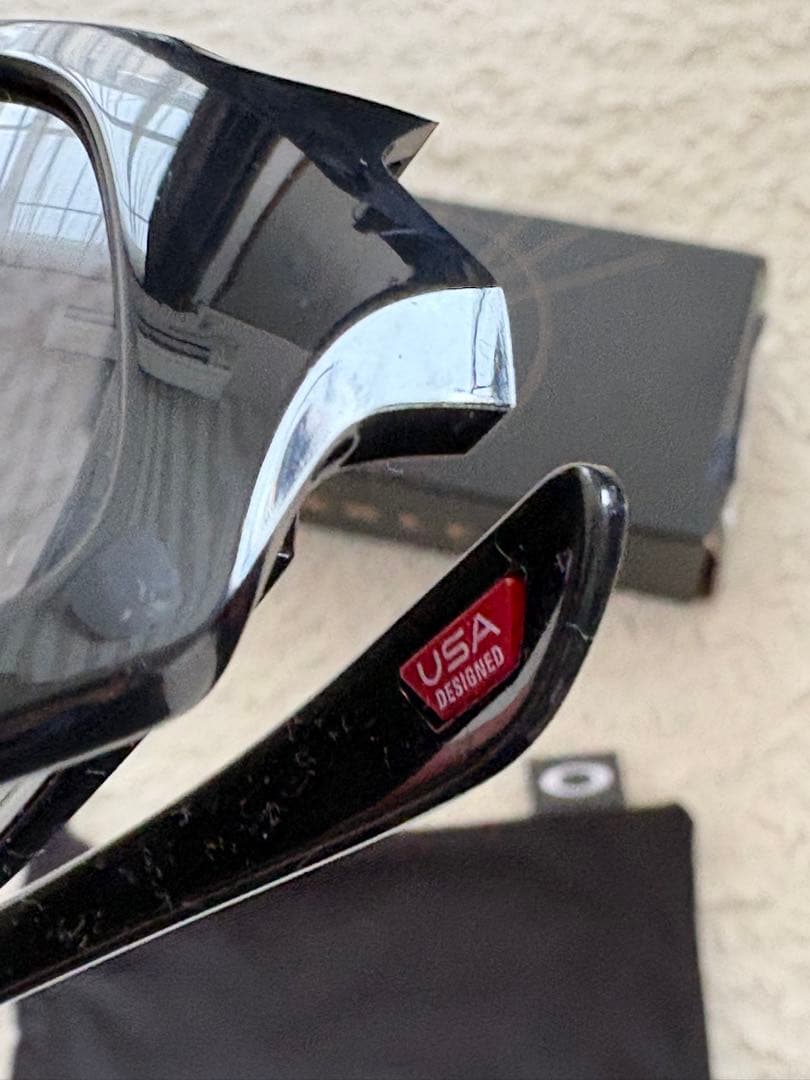 Oakley ブラック サングラス ケース付き