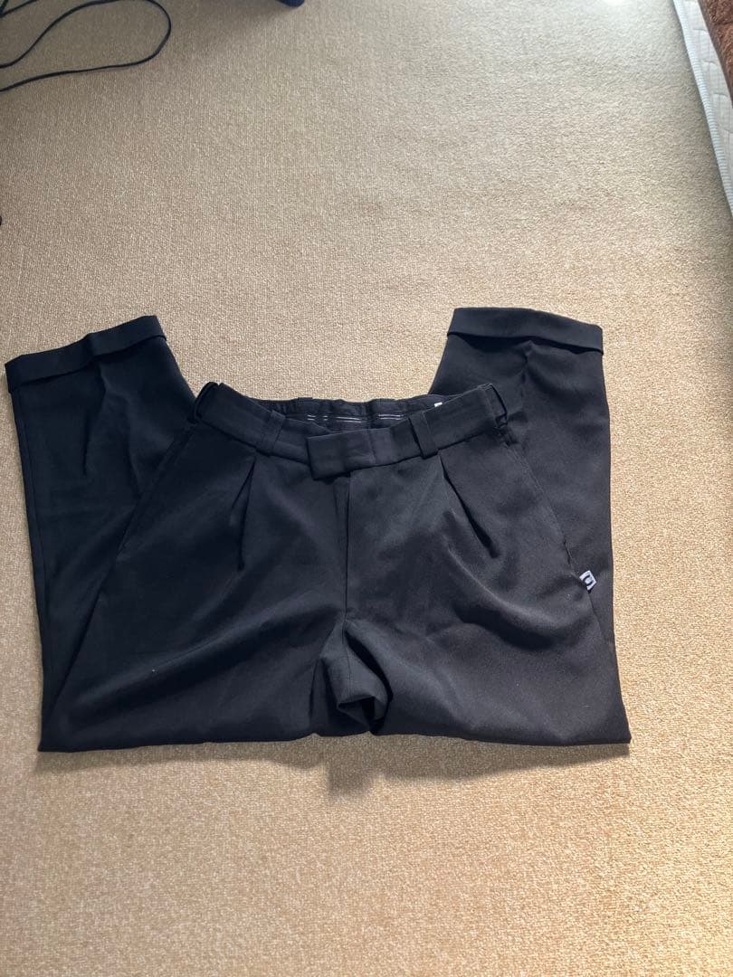 極美品　CAHLUMN Polyester 1Tuck Slacks Pant