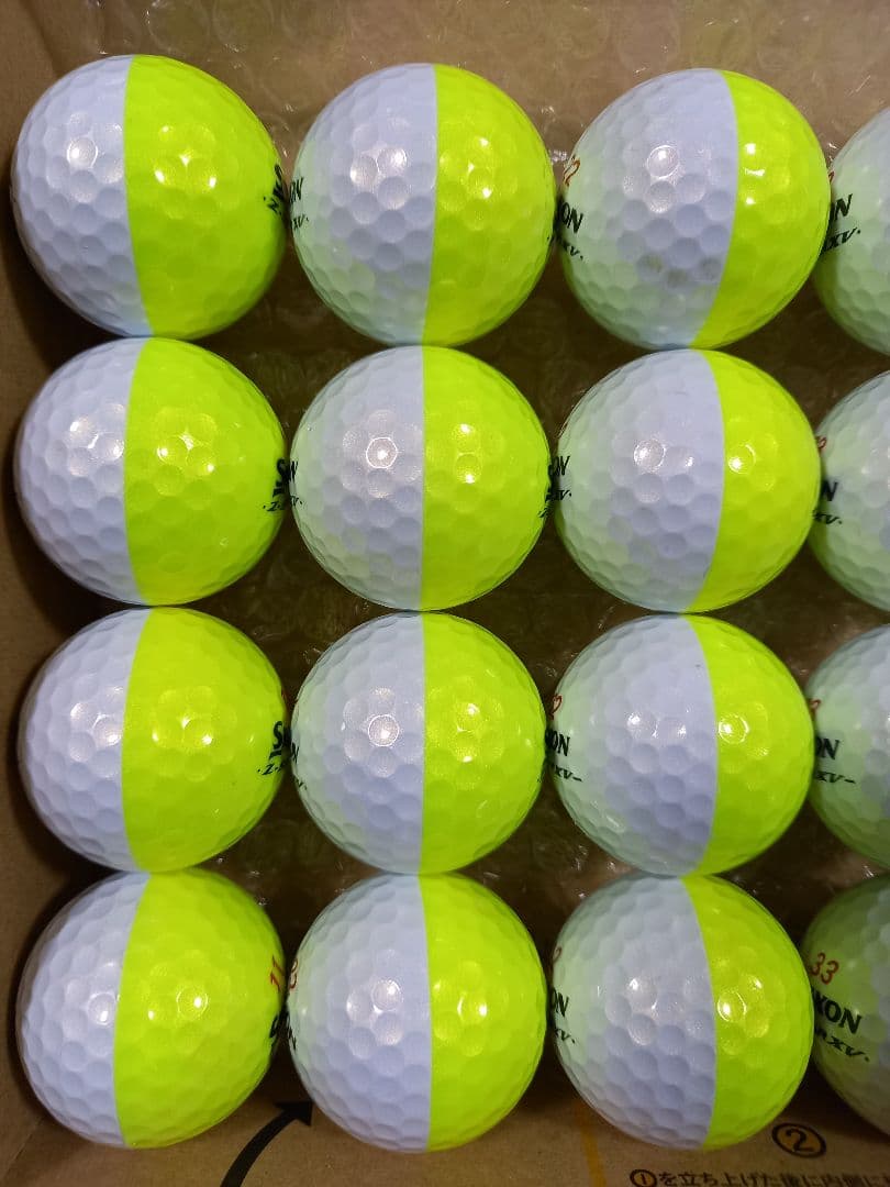 美品スリクソンZ-STAR XV DIVIDE　ロストボール24球