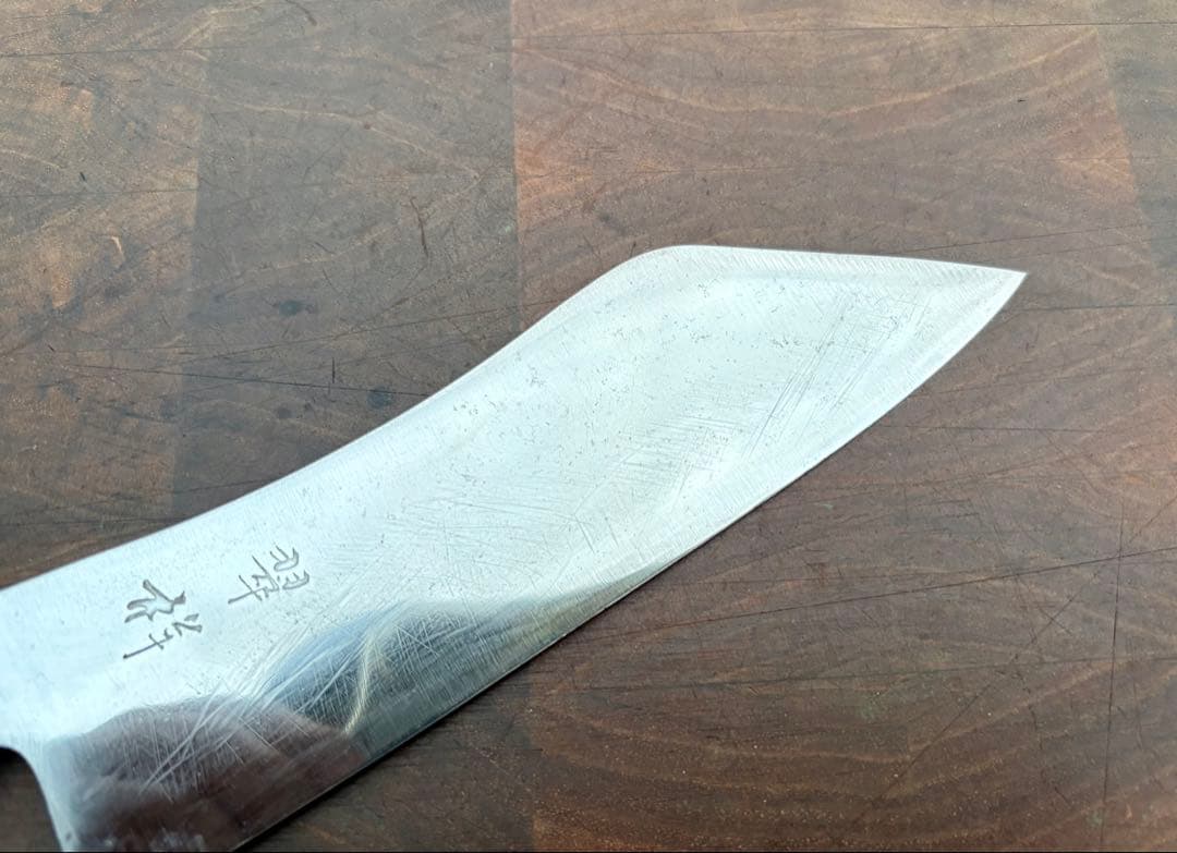 翠祥　筑前　博多包丁(切付) 165mm 洋包丁　特殊鋼　ステンレス　水牛紫檀柄