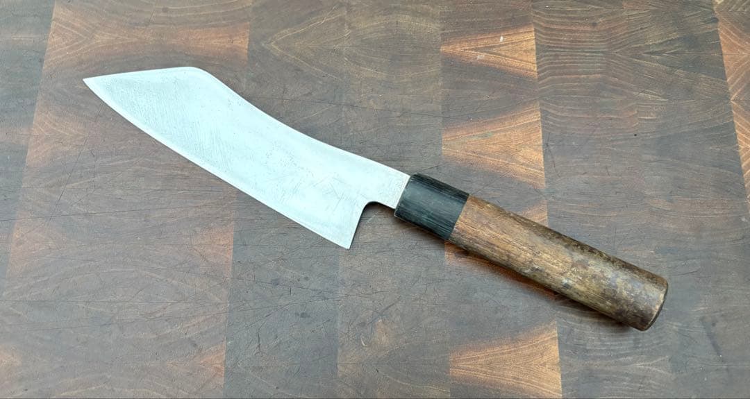 翠祥　筑前　博多包丁(切付) 165mm 洋包丁　特殊鋼　ステンレス　水牛紫檀柄