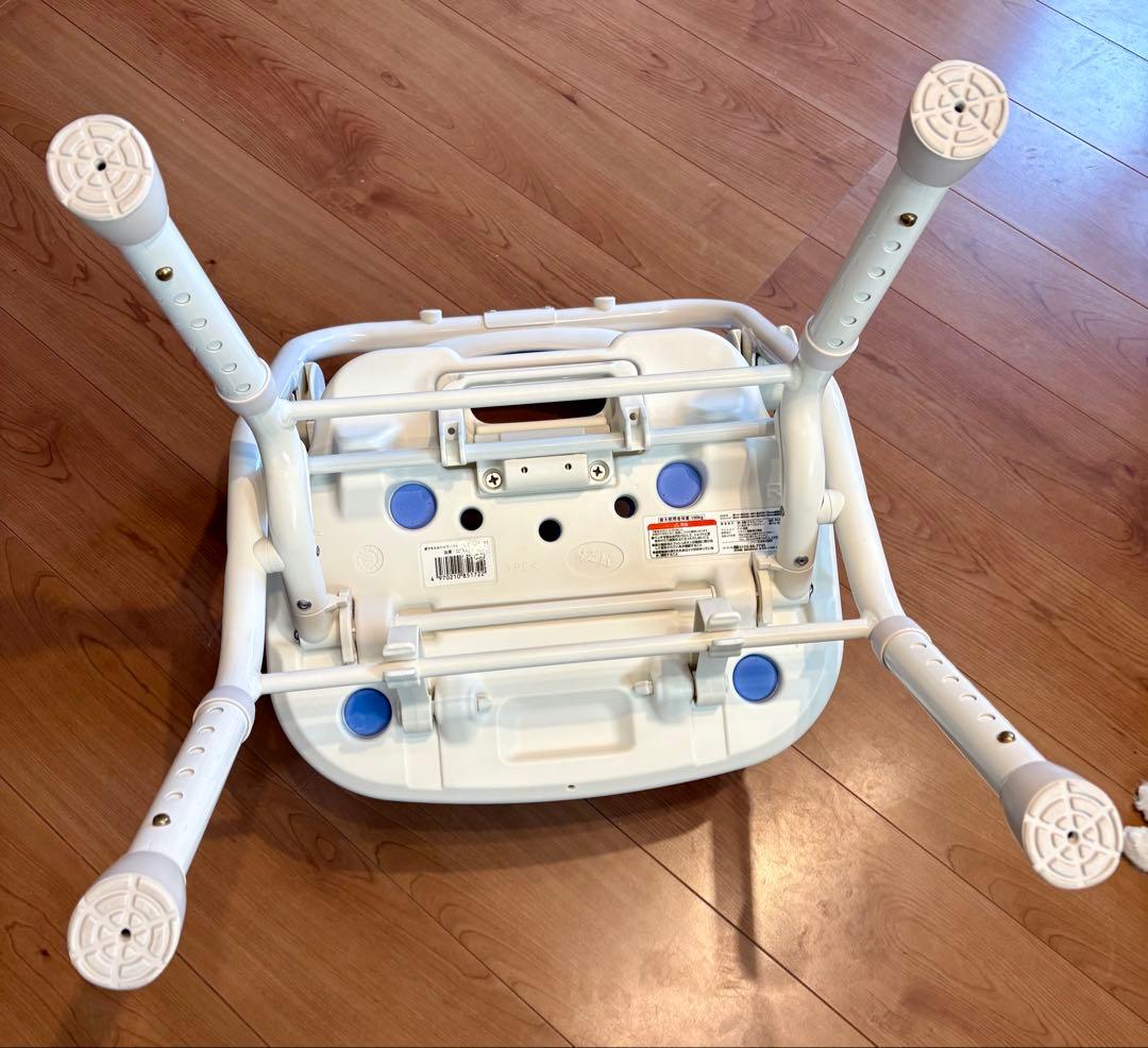 折りたたみシャワーベンチ FSフィット　ブルー 介護用品