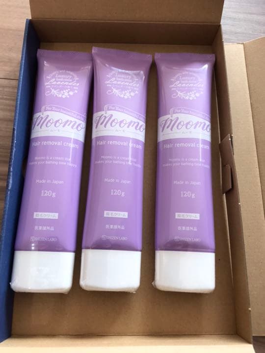 ムーモ moomo 除毛クリーム120g 3本セット