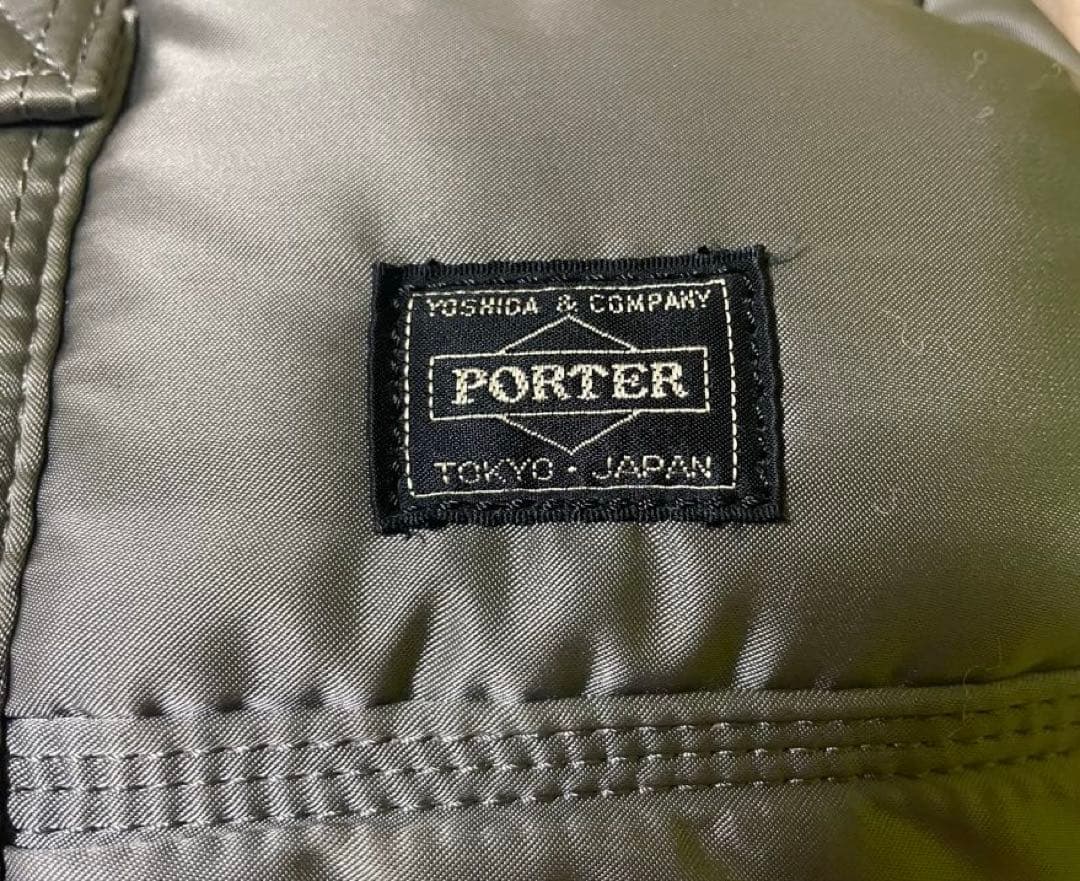 【美品】PORTER タンカードラムバッグ 2way 希少色シルバーグレー
