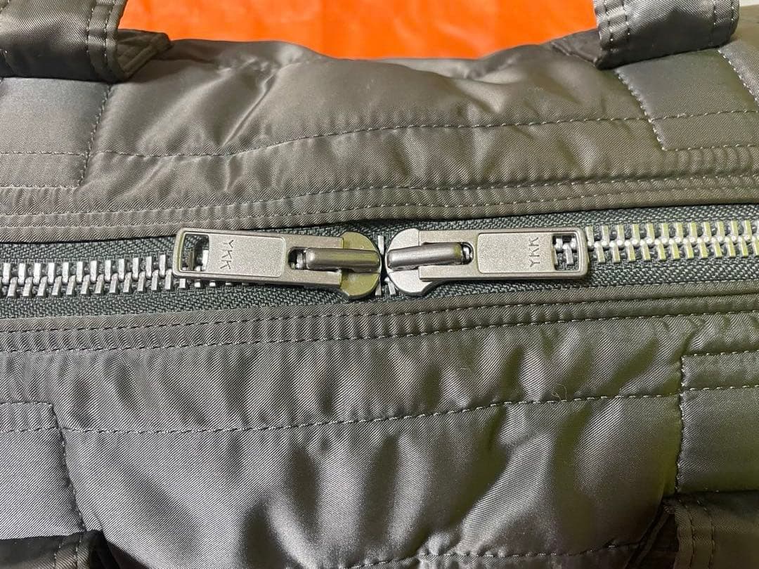 【美品】PORTER タンカードラムバッグ 2way 希少色シルバーグレー