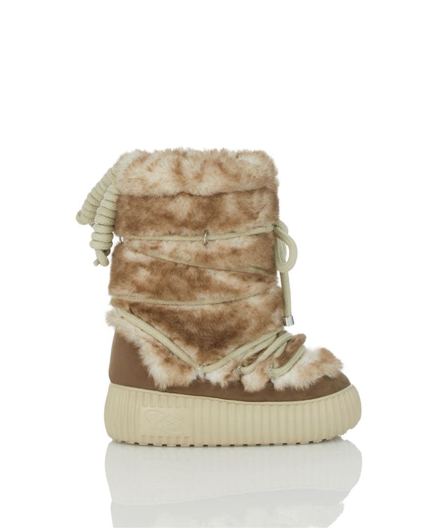 YELLO Ygritte faux fur boots Lサイズ