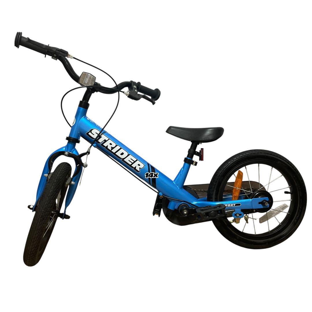 【ほぼ新品】ストライダー STRIDER 14x 幼児用自転車 ブルー