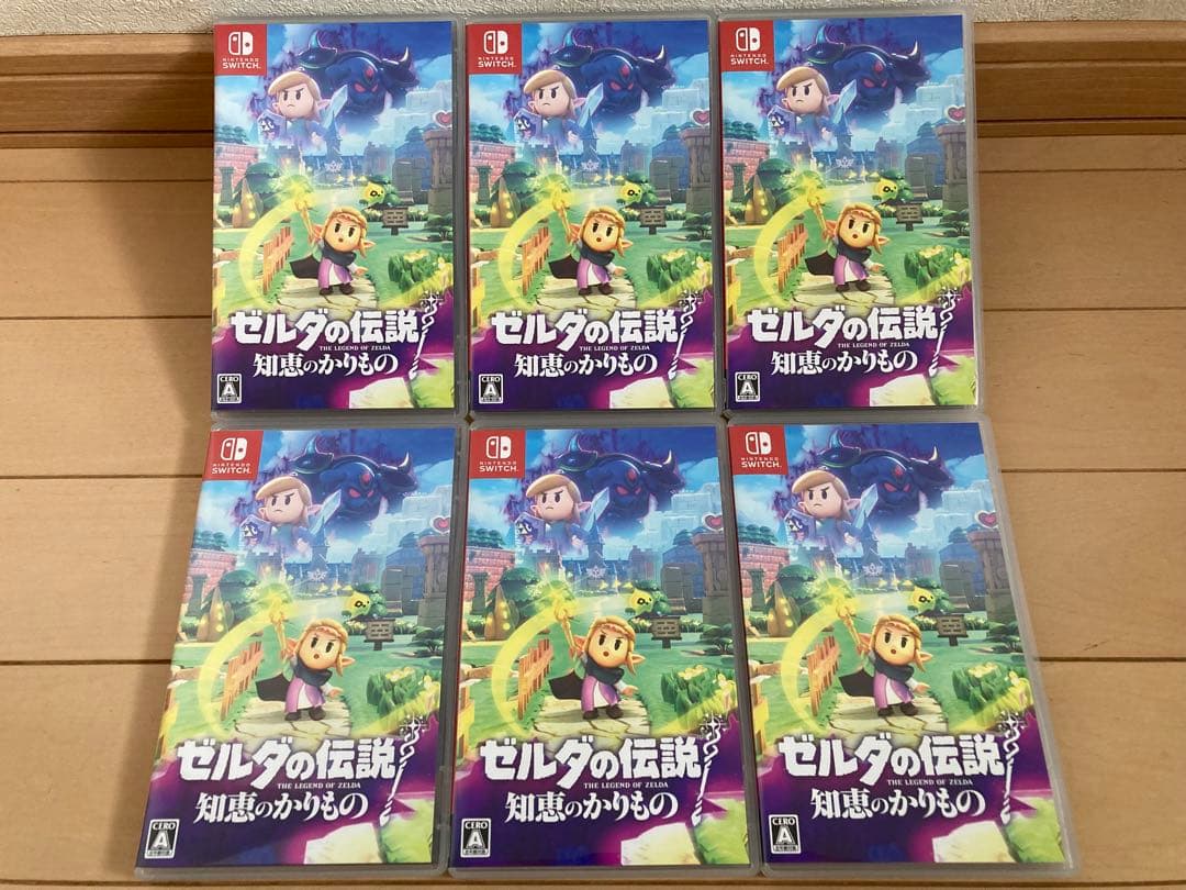 【Switchソフト】 ゼルダの伝説 知恵のかりもの　6本セット