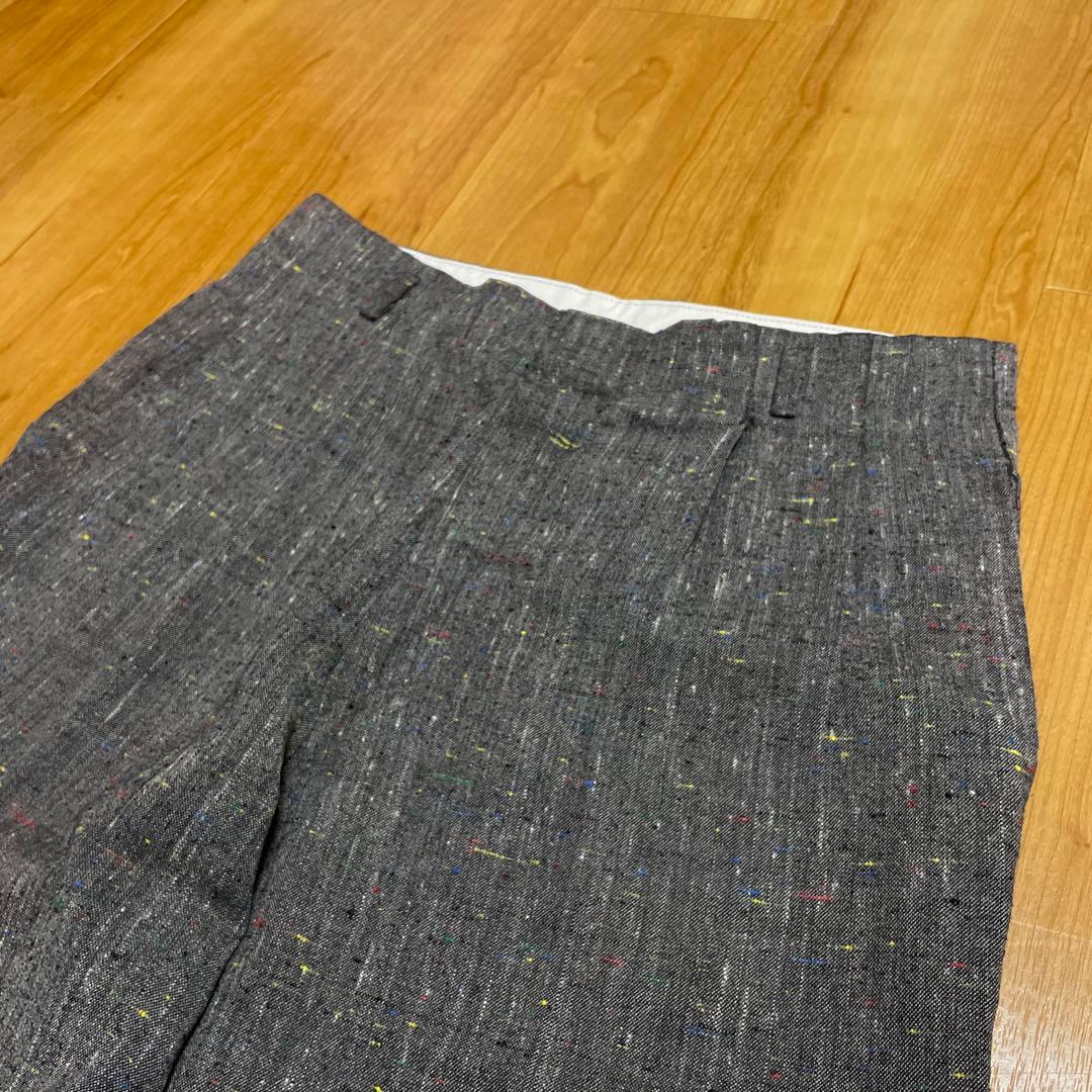 80s COTLER USA製 カスリ スラックス ネップ vintage