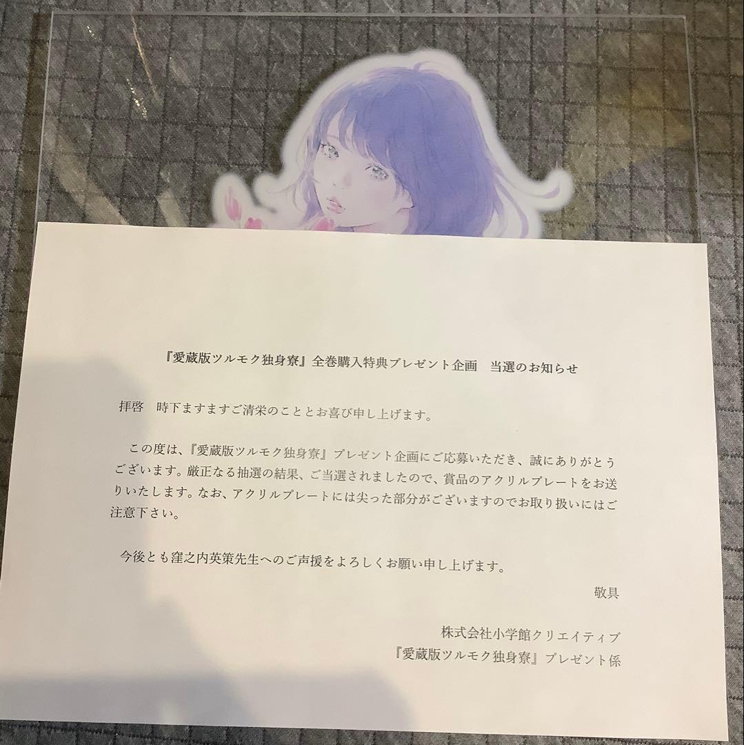 【非売品】窪之内英策　ツルモク独身寮　アクリルスタンド