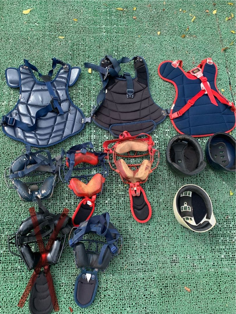 一般軟式用キャッチャー用防具セット