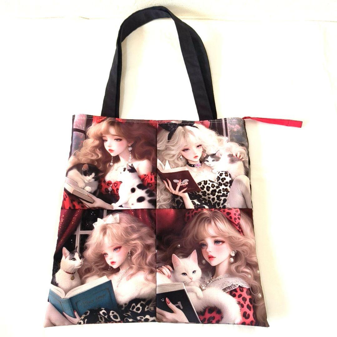 La luna様】ハンドメイドオーダー★女の子★ハンカチ&ポーチ&バッグ　7点