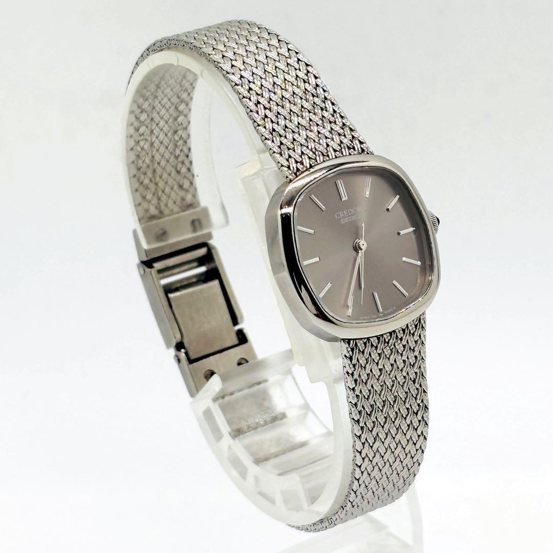 【レア】セイコー クレドール シルバー 1421-5020 動作良好 腕時計