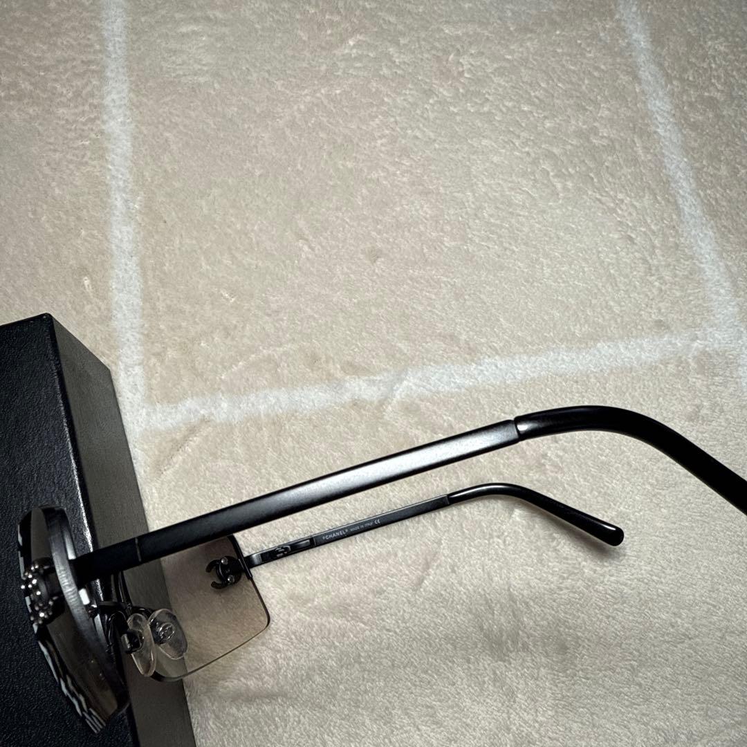 CHANEL サングラス 4104-B リムレス ココマーク グラデーション