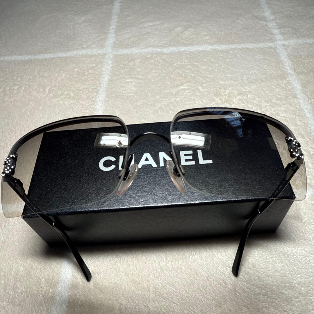 CHANEL サングラス 4104-B リムレス ココマーク グラデーション